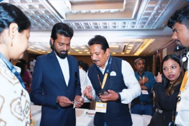 Guests at a jewellery industry event
