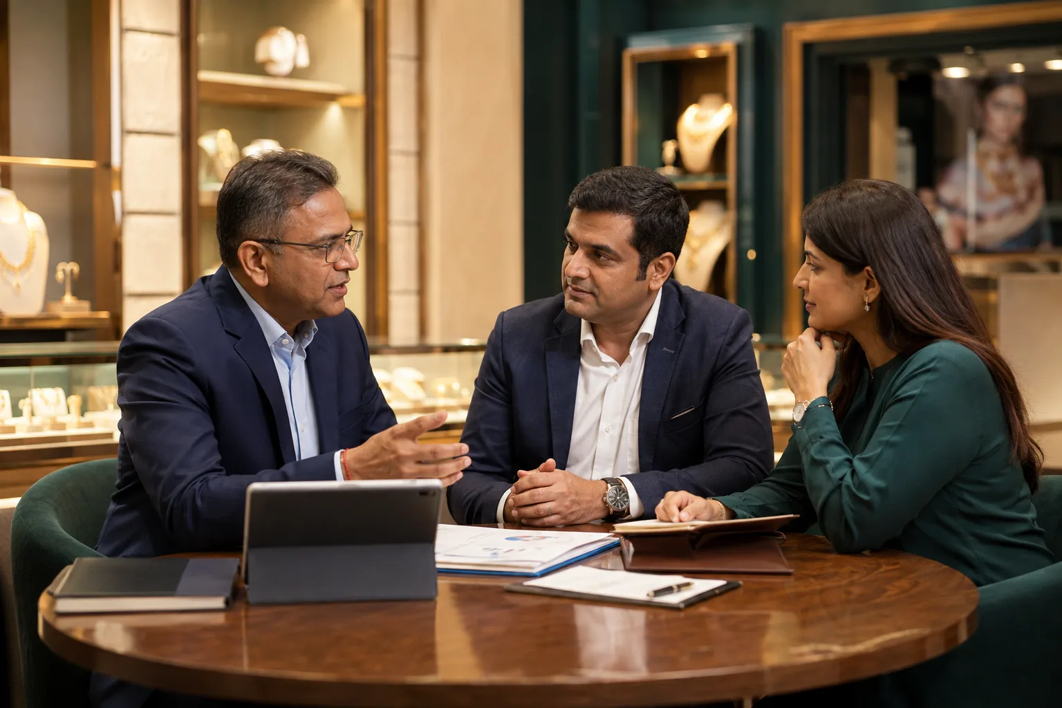 A senior consultant advising jewellery retail leaders on showroom growth